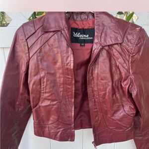 Wilson Leather Women's Burgundy Jacket